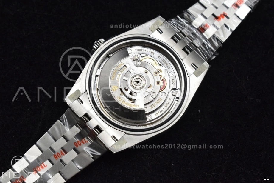 41 1:1 Datejust on Dial Clean VR3235 904L Edition Steel SS Best Jubilee Roman Blue Bracelet 0205